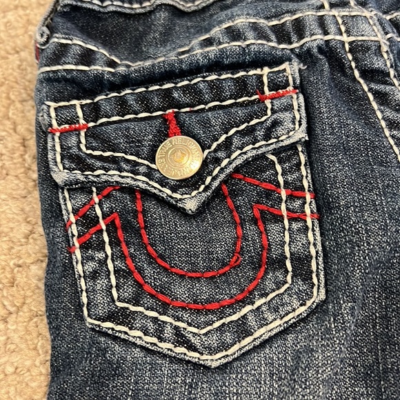 True Religion Jeans Toddler 2 2T White Stitching - Picture 6 of 8